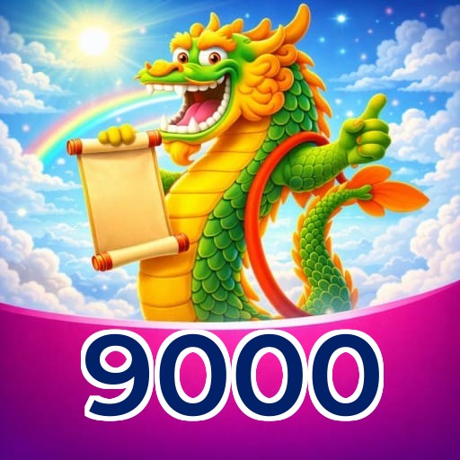 Números do app 9000 em material de marketing — ilustração, não auditoria